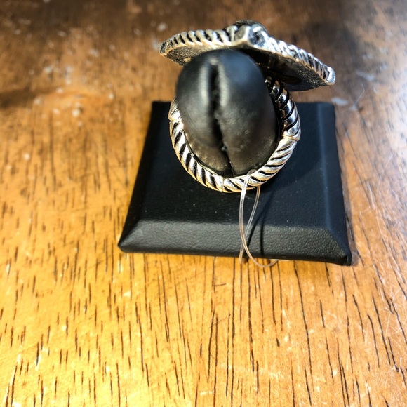 Silver Plaque with Gold Fleur de Lis center Ring - Picture 6 of 10